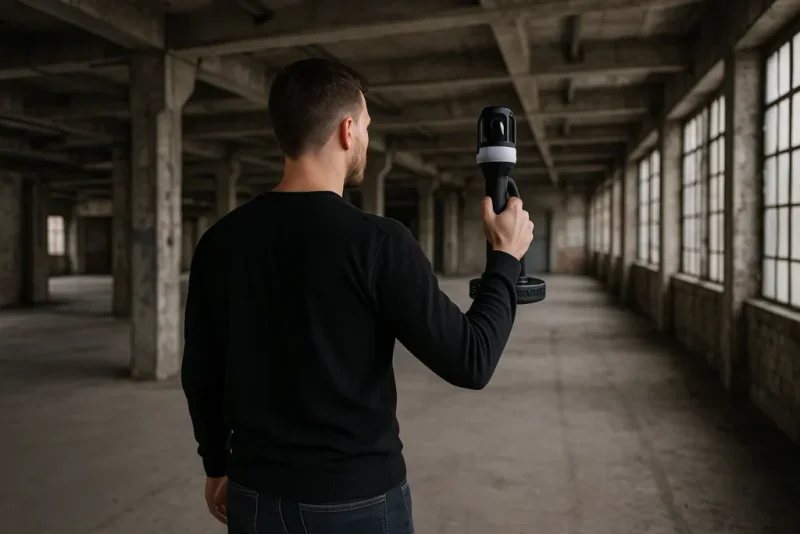 Výsledok SLAM skenovania interiéru