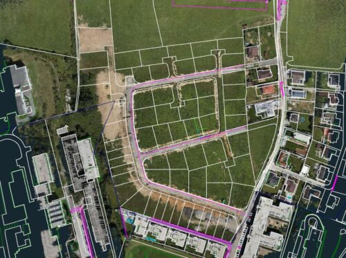 mapovanie katastra obce dronom
